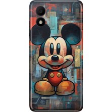 Nurdic Tcl 303 Uyumlu Kılıf Resimli Desenli Silikon Mickey Smile