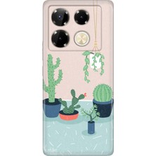 Nurdic Infinix Note 40 Pro 5g Kılıf Art Silikon Baskılı Tpu Cactus Co
