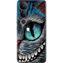 Nurdic Vivo V50 Lite 5g Kılıf Renkli Silikon Baskılı Tpu Arsız Kedi