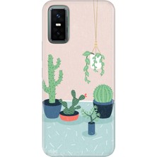 Nurdic Infınıx GT30 Pro Kılıf Art Silikon Baskılı Tpu Cactus Co