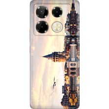 Nurdic Infinix Note 40 Pro 5g Kılıf Dekoratif Silikon Baskılı Kapak Yeditepe