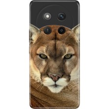 Nurdic Honor X60 Pro - X9C 5g Kılıf Dekoratif Silikon Baskılı Kapak Asil Aslan Kaplan
