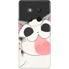Nurdic Honor X60 Pro - X9C 5g Kılıf Renkli Silikon Baskılı Tpu Fat Cat