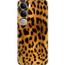 Nurdic Vivo V40 Lite Kılıf V40 Lite Desenli Tpu Silikon Baskılı Leopar Kürk