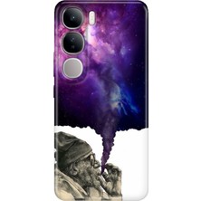 Nurdic Vivo V40 Lite Kılıf V40 Lite Desenli Tpu Silikon Smoke