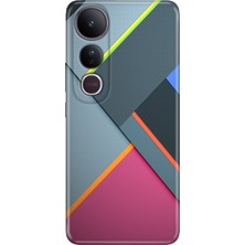 Nurdic Vivo V50 Lite 5g Kılıf Renkli Silikon Baskılı Tpu 6d Renkler