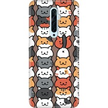 Nurdic Oppo Reno 2z Uyumlu Kılıf Silikon Desenli Resimli Kapak Nankör Kedi