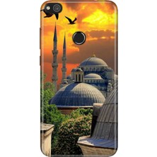 Nurdic Huawei P9 Lite 2017 Uyumlu Kılıf Desenli Baskılı Silikon Kızılistanbul