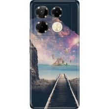 Nurdic Infinix Note 40 Pro 5g Kılıf Art Silikon Baskılı Tpu Tren Yolu