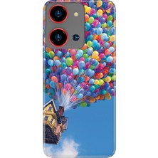 Nurdic Reeder S19 Max Pro S Zoom Kılıf Resimli Baskılı Nano Silikon Balonlu Ev