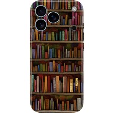 Nurdic iPhone 17 Pro Max 6.91 Inch Kılıf Art Silikon Baskılı Tpu Kütüphane