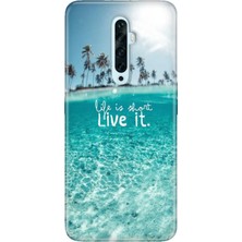 Nurdic Oppo Reno 2z Uyumlu Kılıf Silikon Desenli Resimli Kapak Hayat Kısa