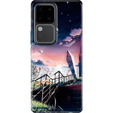 Nurdic Vivo V30 Uyumlu Kılıf Desenli Baskılı Silikon Empire State
