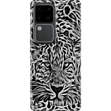 Nurdic Vivo V30 Uyumlu Kılıf Desenli Baskılı Silikon Vahşi Aslan Sanat