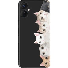 Nurdic Oneplus 9 Pro Kılıf Silikon Desenli Resimli Uv Kapak Pisi Pisi Kedi