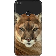 Nurdic Huawei P9 Lite 2017 Uyumlu Kılıf Desenli Baskılı Silikon Asil Aslan Kaplan