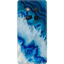 Nurdic Honor Magic 7 Lite Kılıf Dekoratif Silikon Baskılı Kapak Koyu Ametist