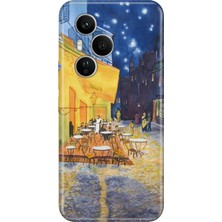 Nurdic Huawei Honor 400 Pro Kılıf Art Silikon Baskılı Tpu Night Cafe