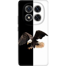 Nurdic Xiaomi Redmi Note 15 Pro Plus+ 5g Kılıf Art Silikon Baskılı Tpu Siyah Beyaz Parçalı