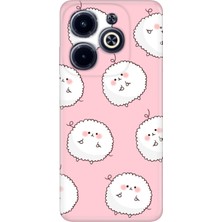 Nurdic Infinix Hot 40 Kılıf Resimli Baskılı Nano Silikon Tombul Kuzular