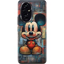 Nurdic Huawei Honor 200-PRO Kılıf Tema Art Desenli Baskılı Silikon Mickey Smile