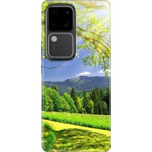 Nurdic Vivo V30 Uyumlu Kılıf Desenli Baskılı Silikon Mis Oksijen