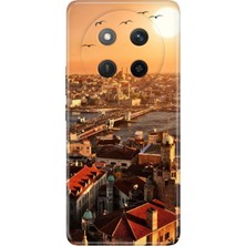 Nurdic Honor Magic 7 Lite Kılıf Renkli Silikon Baskılı Tpu Galata