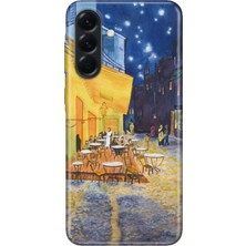 Nurdic Samsung Galaxy A36 6.7" Kılıf Kamera Koruma Silikon Soyulmayan Night Cafe