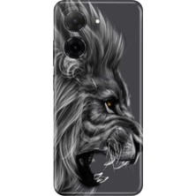Nurdic Xiaomi Redmi A5 Kılıf Renkli Silikon Baskılı Tpu Kara Aslan