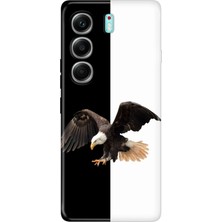 Nurdic Tecno Camon 40 Pro 5g Cm7 Uyumlu Kılıf Art Silikon Baskılı Tpu Siyah Beyaz Parçalı