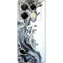 Nurdic Infinix Note 40 Pro 5g Kılıf Renkli Silikon Baskılı Tpu Granit Mermer