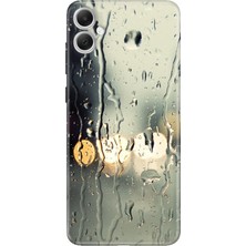 Nurdic Samsung Galaxy A07 Kılıf 6.7 Inc Dekoratif Silikon Baskılı Kapak Yağmurlu Bir Akşam