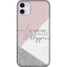 Nurdic iPhone 11 Kılıf Resimli Silikon - Happen STOK2134