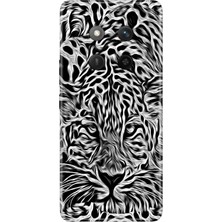 Nurdic Honor Magic 7 Lite Kılıf Dekoratif Silikon Baskılı Kapak Vahşi Aslan Sanat