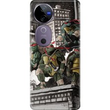 Nurdic Vivo V40 5g Kılıf Vivo V40 Desenli Silikon Ninja K