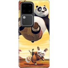 Nurdic Vivo V30 Uyumlu Kılıf Desenli Baskılı Silikon Kungfu Panda