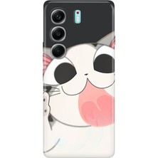 Nurdic Tecno Camon 40 Pro 5g Cm7 Uyumlu Kılıf Renkli Silikon Baskılı Tpu Fat Cat