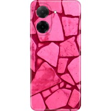 Nurdic Xiaomi Redmi A5 Kılıf Desenli Silikon Baskılı Kapak Pembe Beton
