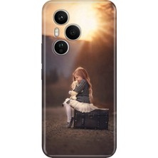 Nurdic Huawei Honor 400 Pro Kılıf Dekoratif Silikon Baskılı Kapak Yalnız Çocuk