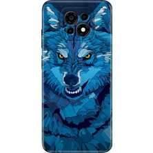 Nurdic Casper Via M30 Kılıf Telefon Kılıfı VIAM30 Baskılı Mavi Çizim Kurt