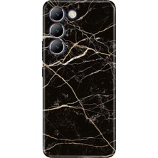Nurdic Vivo V30 Lite Uyumlu Kılıf Resimli Desenli Silikon Tokyo Mermer