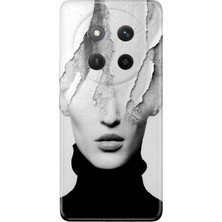 Nurdic Honor Magic 7 Lite Kılıf Renkli Silikon Baskılı Tpu Art Girl