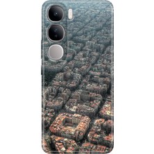 Nurdic Vivo V40 Lite Kılıf V40 Lite Desenli Tpu Silikon Baskılı Barcelona