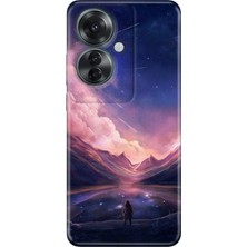 Nurdic Oppo Reno 11F  Uyumlu Kılıf Resimli Baskılı Nano Silikon Mars Life