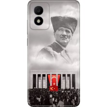 Nurdic Tcl 303 Kılıf Silikon Desenli Resimli Uv Kapak Gazi Mustafa