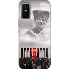 Nurdic Infınıx GT30 Pro Kılıf Dekoratif Silikon Baskılı Kapak Gazi Mustafa
