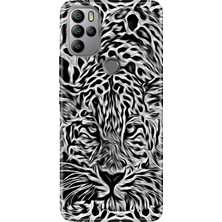 Nurdic General Mobile Gm 21 Pro Uyumlu Kılıf Silikon Desenli Tam Koruma Resimli Vahşi Aslan Sanat