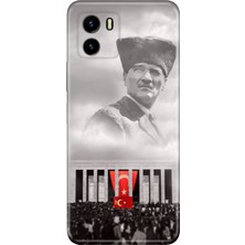 Nurdic Vivo Y15S Uyumlu Kılıf Silikon Desenli Resimli Kapak Gazi Mustafa