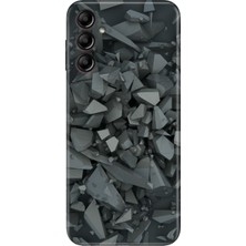 Nurdic Samsung Galaxy A24 Kılıf Silikon Desenli Resimli Uv Kapak Broken