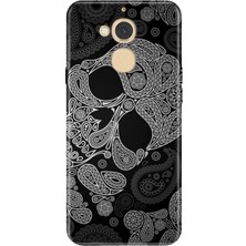 Nurdic General Mobile Gm 8 Uyumlu Kılıf Silikon Desenli Tam Koruma Resimli Skuller